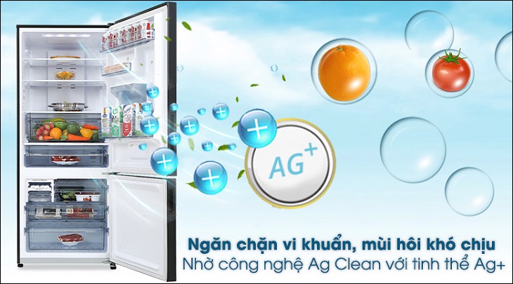 Công nghệ kháng khuẩn Ag Clean trên Tủ lạnh Panasonic Inverter 377 lít NR-BX421GPKV