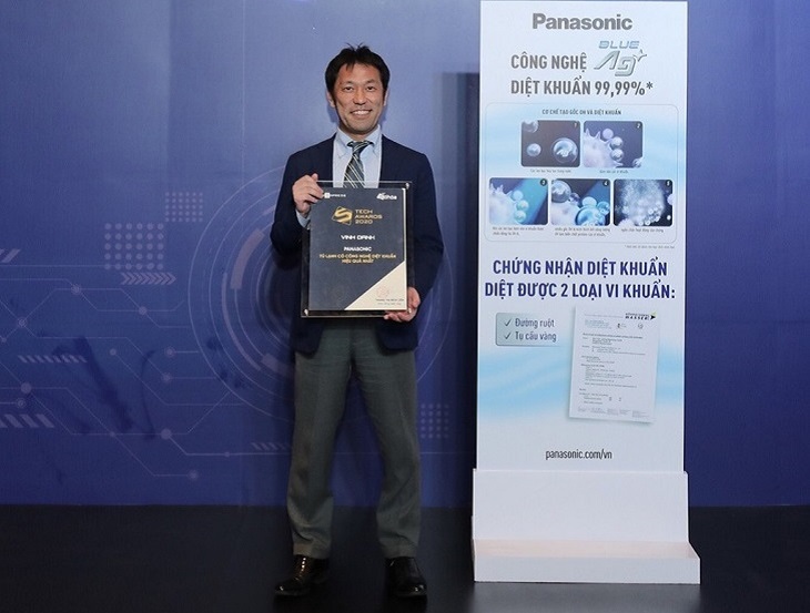 Panasonic giành được giải thưởng Tủ lạnh có công nghệ diệt khuẩn hiệu quả nhất tại Tech Award 2020