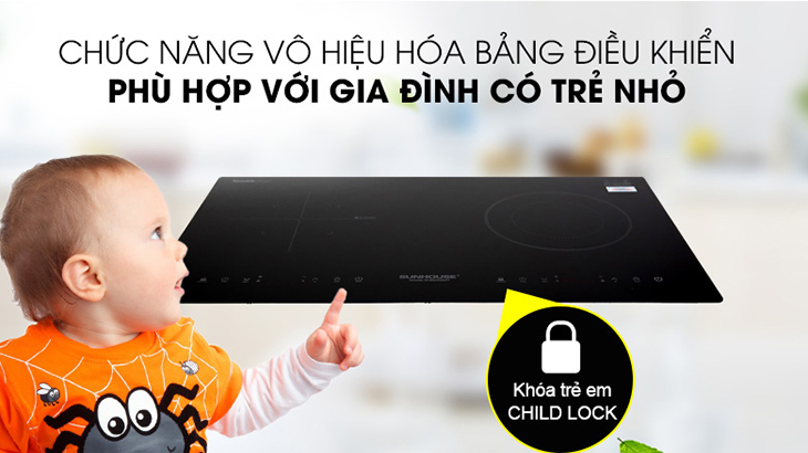 Chức năng khóa bảng điều khiển an toàn
