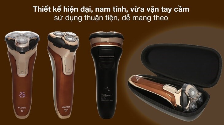 Hộp đựng đi kèm với máy cạo râu Flyco FS379VN