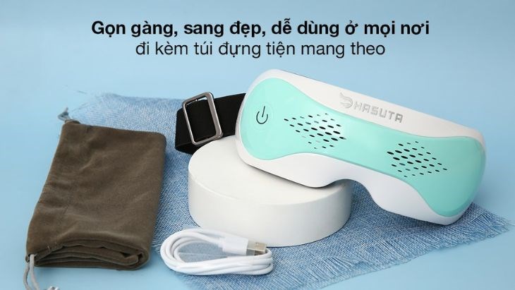 Máy massage mắt HASUTA HME-120 được sản xuất bởi thương hiệu HASUTA nổi tiếng
