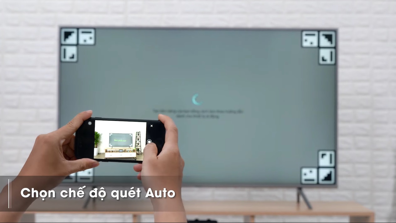 Bạn chọn chế độ quét Auto.