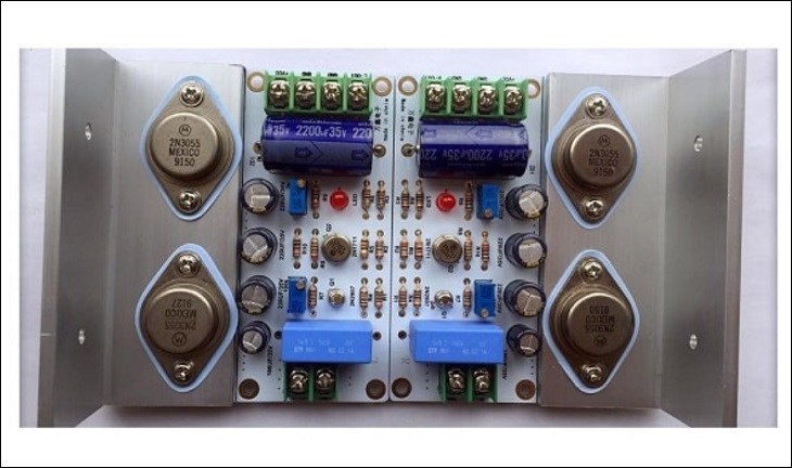 Cấu tạo bên trong của một Amply bán dẫn mạch Class B