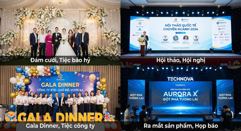 Backdrop đóng vai trò quan trọng trong việc truyền thông và tạo điểm nhấn cho sự kiện