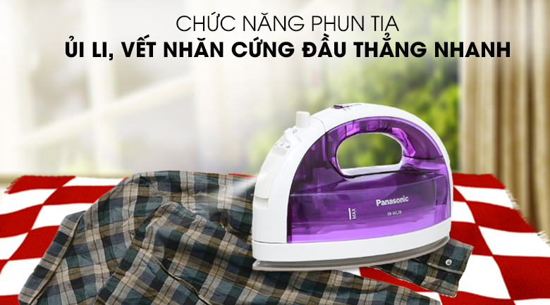 Bàn ủi hơi nước không dây Panasonic NI-WL30VRA  tích hợp nhiều tính năng, phù hợp cho từng nhu cầu sử dụng