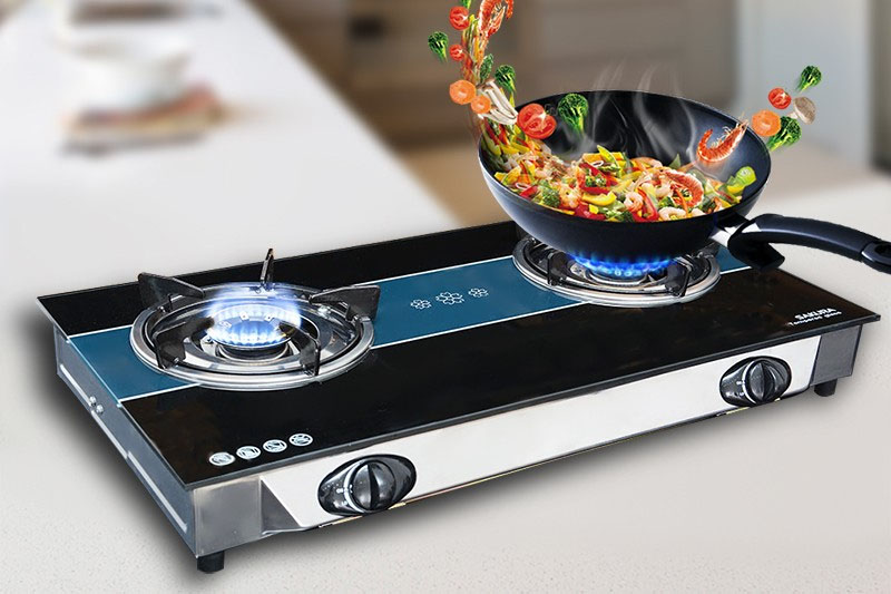 Bếp ga đôi Kiwa KW-770SG có thiết kế lắp dương đẹp mắt với giá chỉ 900.000 VNĐ (giá cập nhật ngày 09/02/2023, có thể thay đổi theo thời gian)