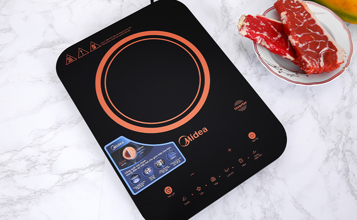 Bếp từ Midea trang bị tính năng an toàn, tiện ích thông minh