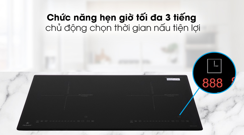 Bếp từ đôi Pramie 2208