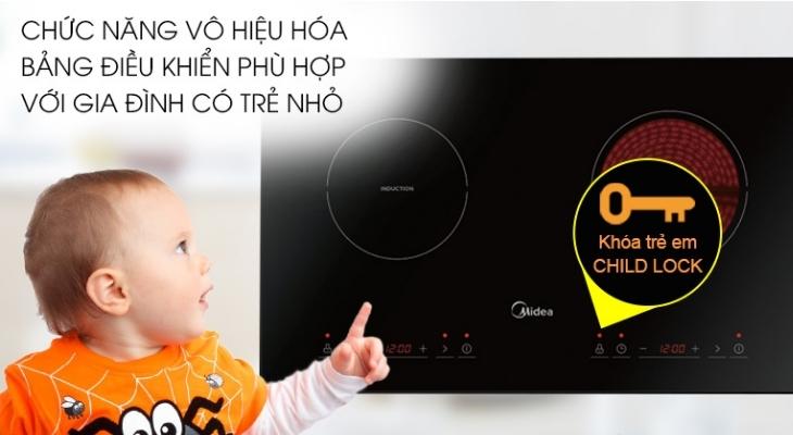 Bếp từ hồng ngoại lắp âm Midea MC-IHD361