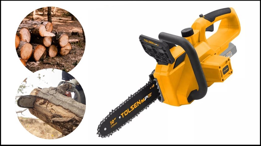 Máy cưa xích pin Tolsen 87360 20V có giá bán 2.380.000 VND tại Điện máy XANH