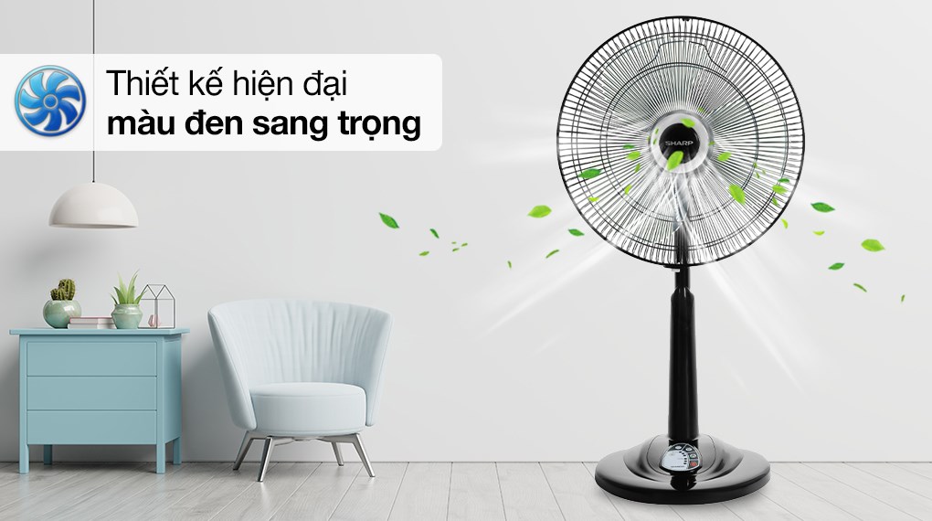 Quạt lửng Sharp PJ-L40RV-DG với thiết kế sang trọng