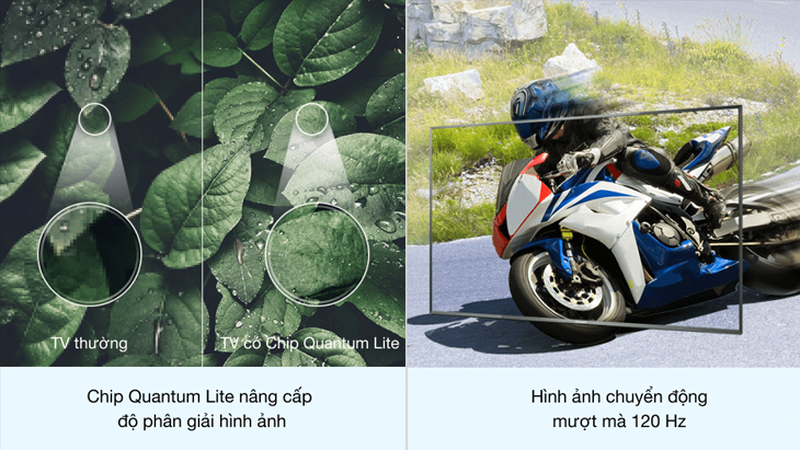 Chọn mua tivi có tần số quét cao 120 Hz