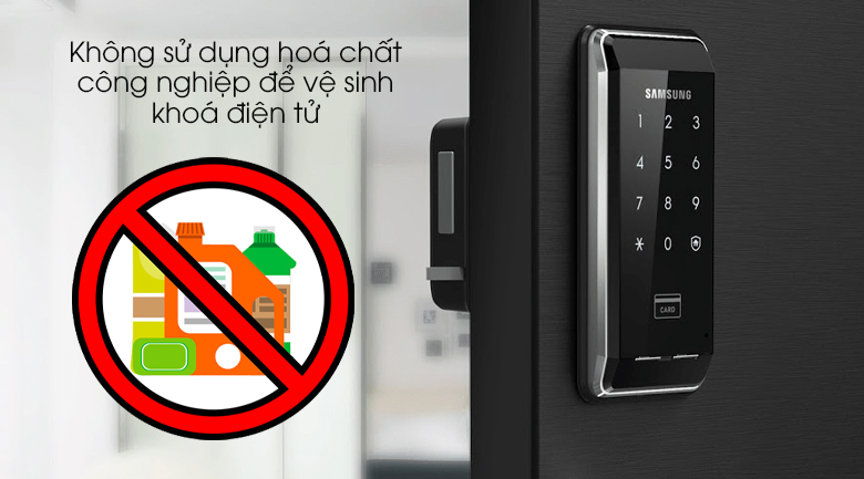 Vệ sinh khoá điện tử