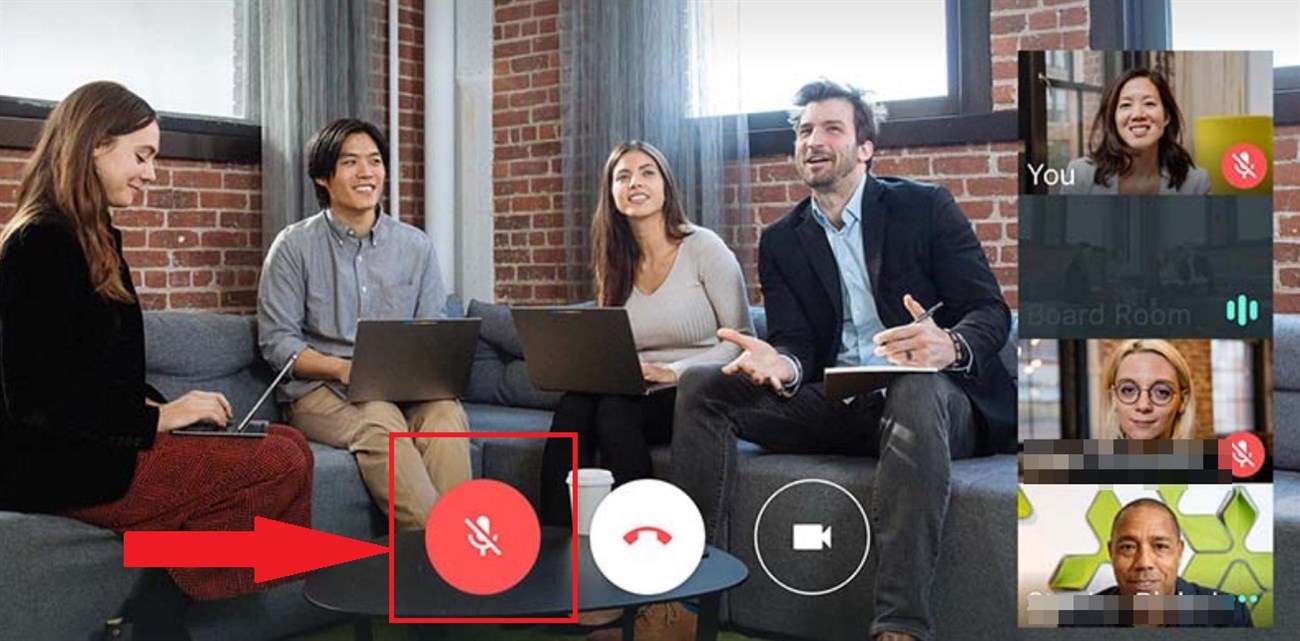 Tắt micro khi không nói chuyện