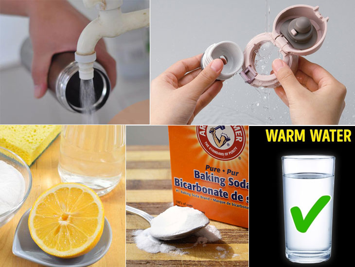 Khử mùi đồ ăn trong bình giữ nhiệt