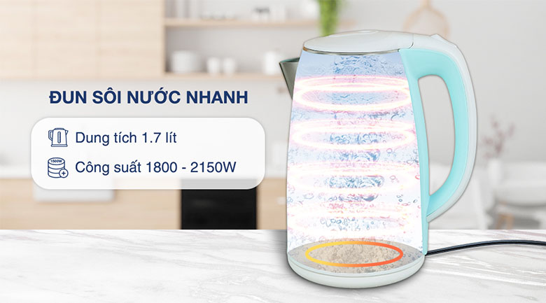 Công suất và tốc độ đun nhanh chóng