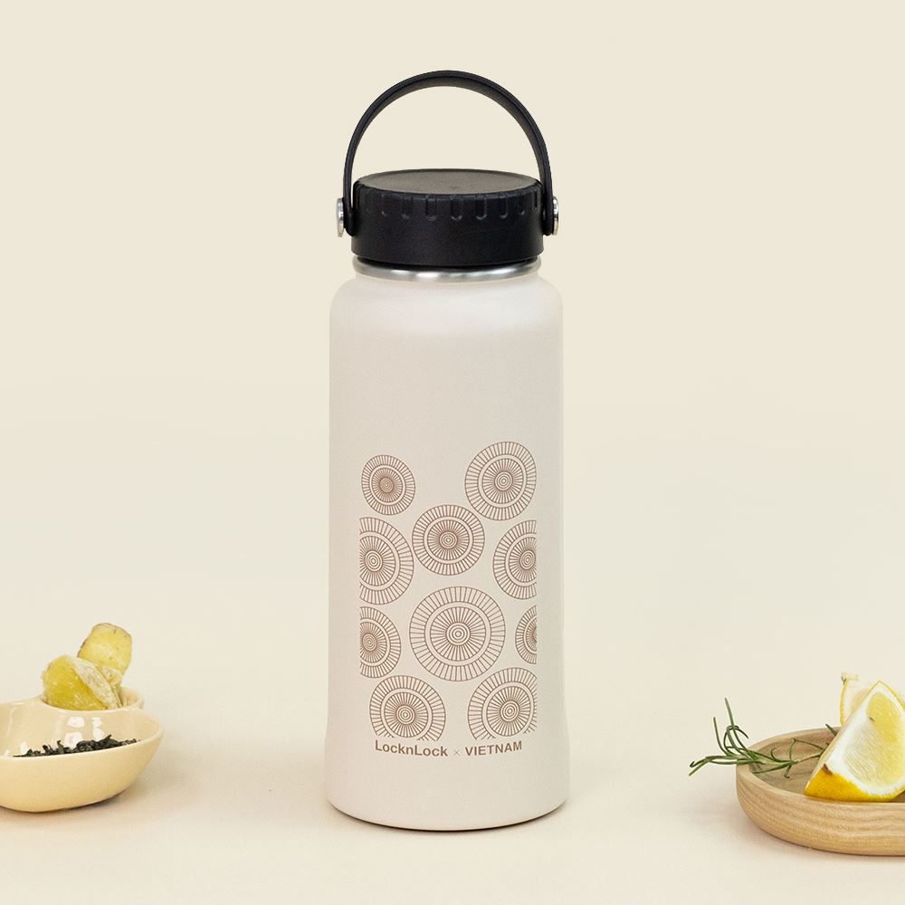 Bình giữ nhiệt inox 897 ml Riga Tumbler Vietnam Edition Lock&Lock LHC4160BEG