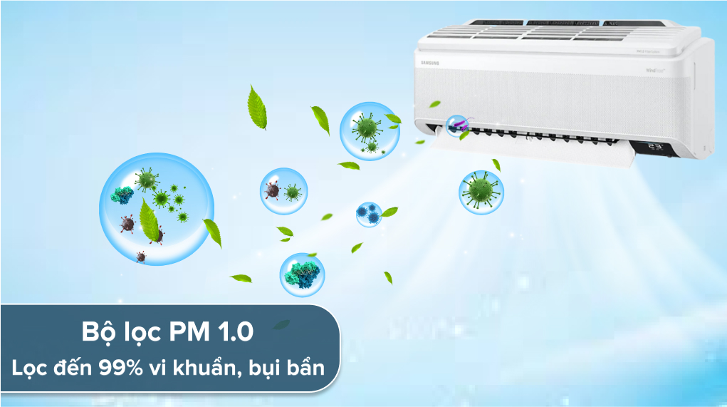 Bộ lọc PM 1.0 là gì? Có tác dụng gì trên máy lạnh Samsung? - Bộ lọc PM 1.0