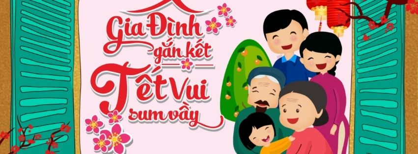 Ảnh bìa xuân 2026 chuẩn kích thước, bố cục hài hòa, giúp trang cá nhân nổi bật và trọn vẹn ý nghĩa Tết