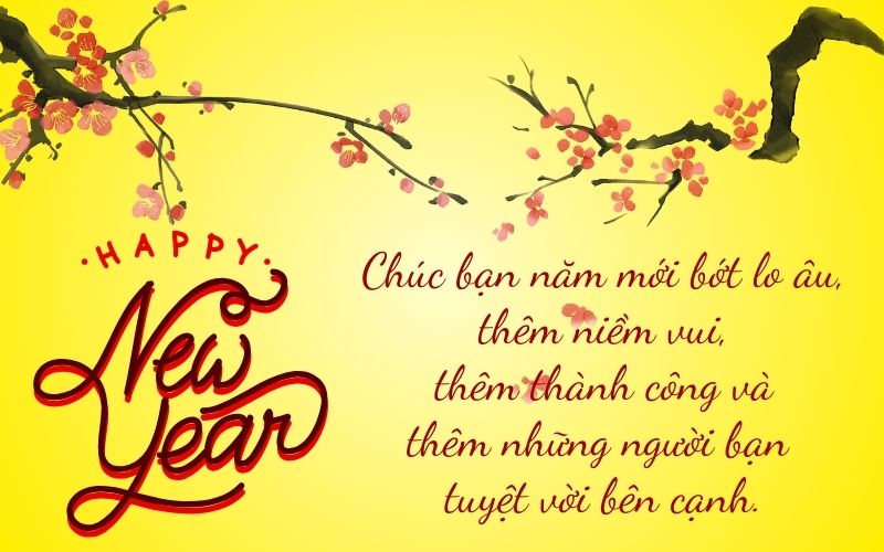 Hình ảnh Tết truyền thống với hoa mai, hoa đào, bánh chưng gợi cảm giác sum vầy, ấm áp ngày đầu năm