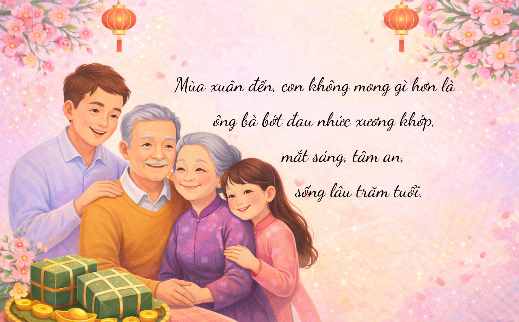 Những tấm thiệp với lời chúc hiếu thảo dành tặng đấng sinh thành