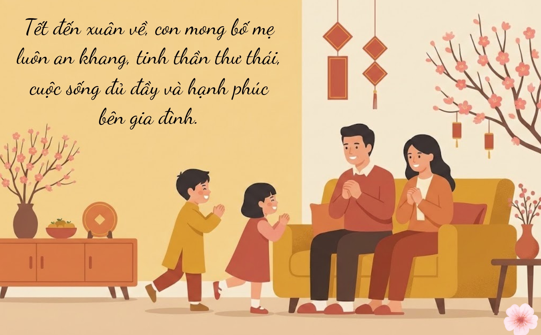 Những tấm thiệp với lời chúc hiếu thảo dành tặng đấng sinh thành
