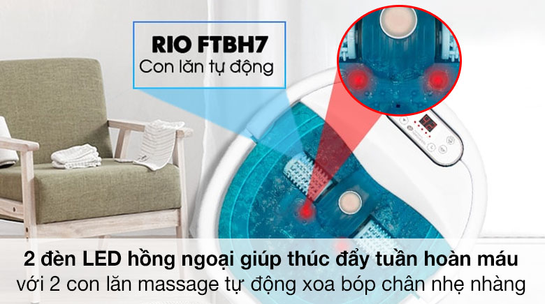 Bồn ngâm massage chân Rio FTBH7