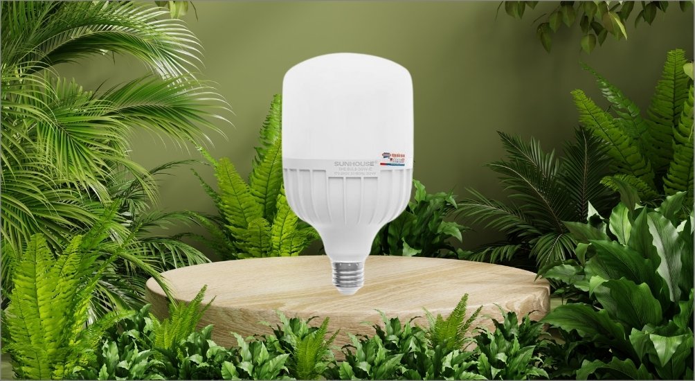 Đèn LED chuyển hóa tới 90% điện năng thành ánh sáng, giúp tiết kiệm điện năng tối ưu