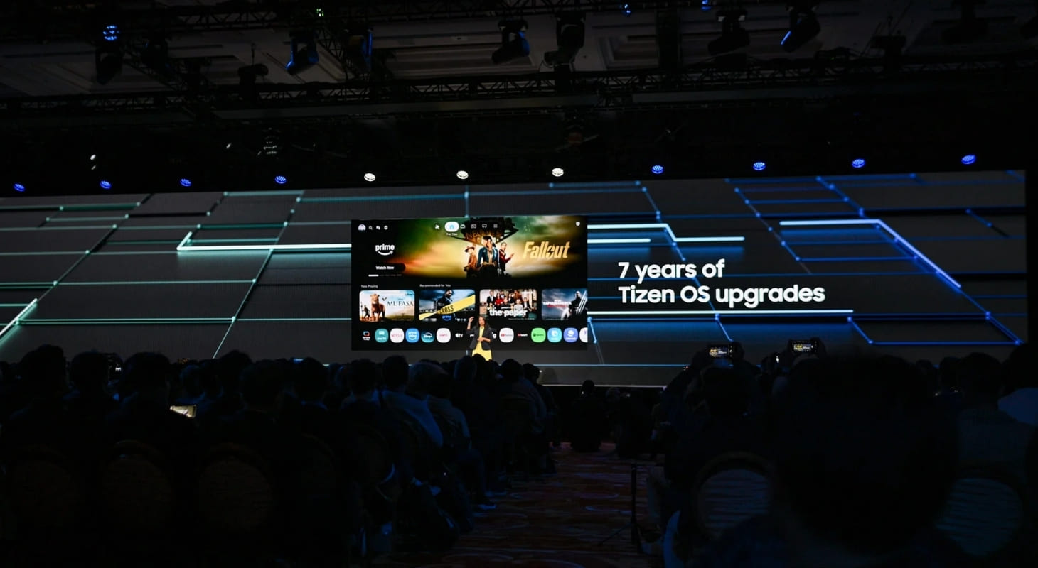 Samsung công bố cập nhật hệ điều hành Tizen OS trong vòng 7 năm cho các dòng Tivi AI