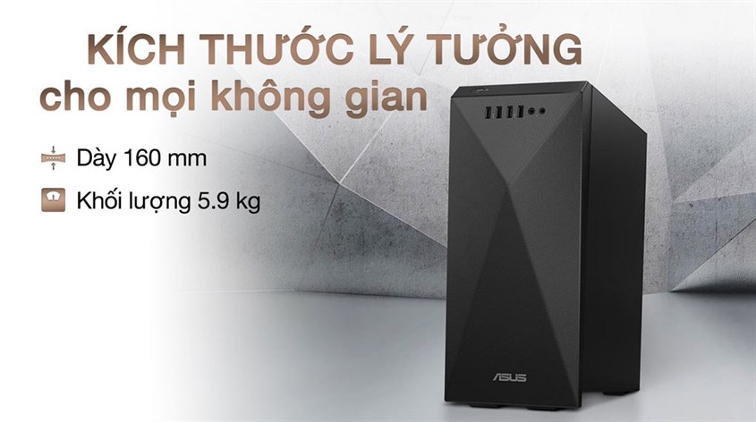 Asus S500SD i3 12100/8GB/256GB/Bàn phím/Chuột/Win11 có công nghệ CPU Intel Core i3 Alder Lake hiện đại với tốc độ nhanh 3.3 GHz