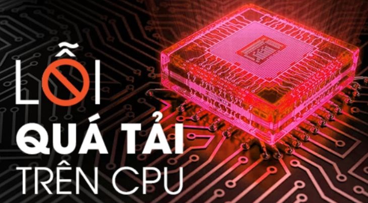 CPU quá tải sẽ rất dễ làm tăng nhiệt độ và dẫn đến hư hỏng