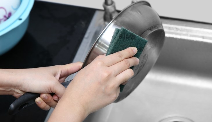 Gói 3 miếng rửa chén sợi cước 3M Scotch Brite giúp chén, dĩa sạch bong vết bẩn