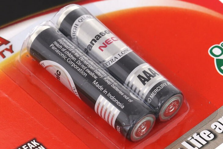Pin AAA 2 viên Manganese Panasonic R03NT-2B có thể dùng được 1 lần