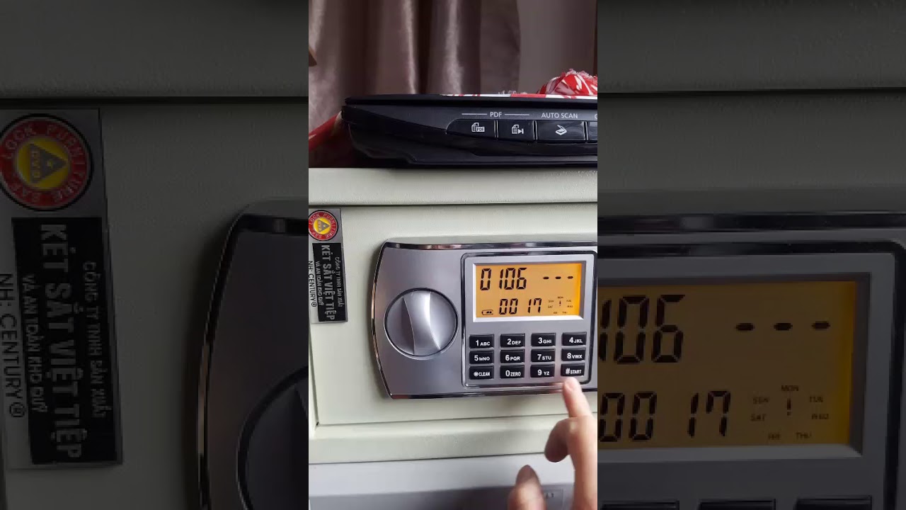 Bị loạn mã số két sắt