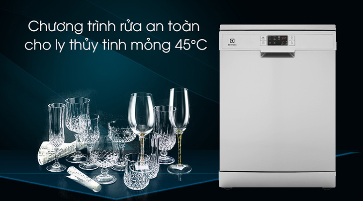 Rửa an toàn cho ly thủy tinh mỏng