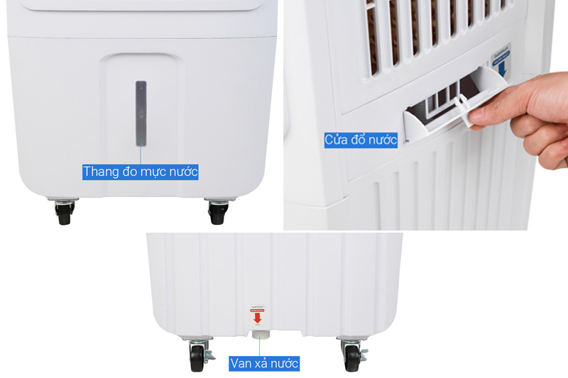 Những tiện ích của quạt điều hòa Phần 2 | Van xả cặn khoang chứa nước