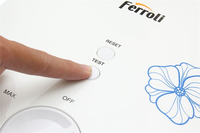 Máy Nước Nóng Ferroli Divo SSN 4.5S tích hợp ELCB chống giật hoạt động hiệu quả