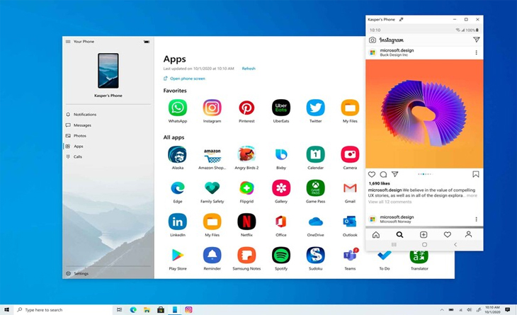 Truy cập các ứng dụng Android của điện thoại Samsung trên CP của bạn