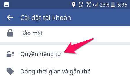 Quyền riêng tư