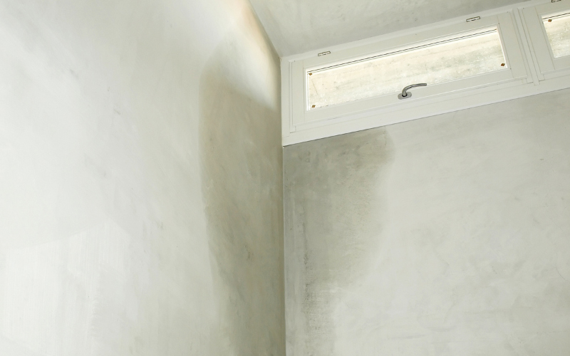 Chú ý khu vực tường ẩm mốc, tránh lắp đặt bếp gần nơi dễ thấm nước