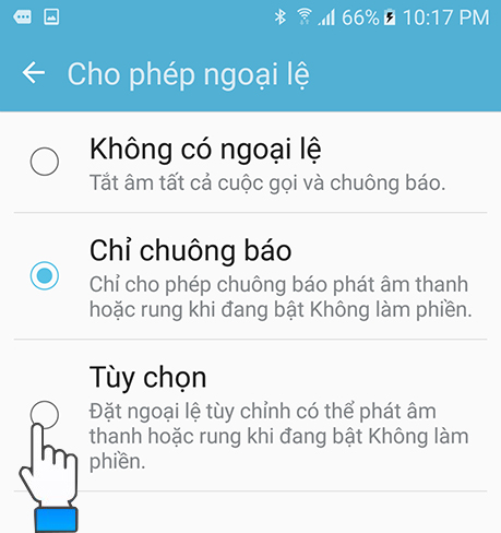 Cách bật tắt chế độ không làm phiền trên Samsung Galaxy