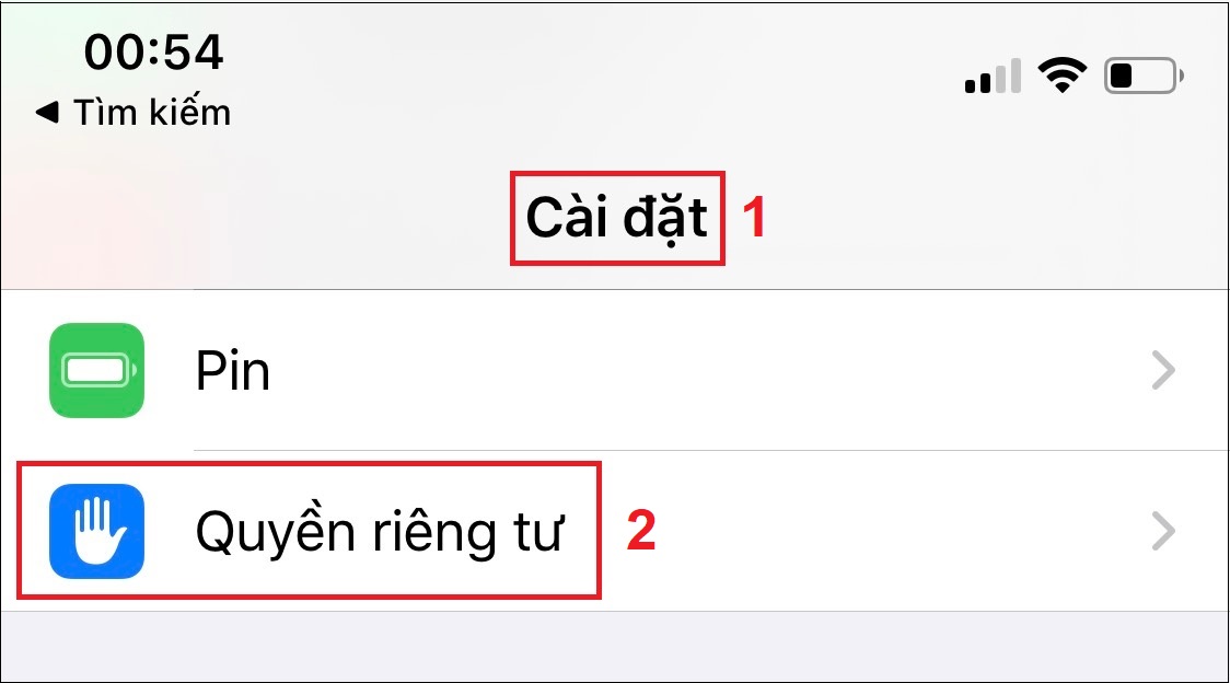 Bước 1