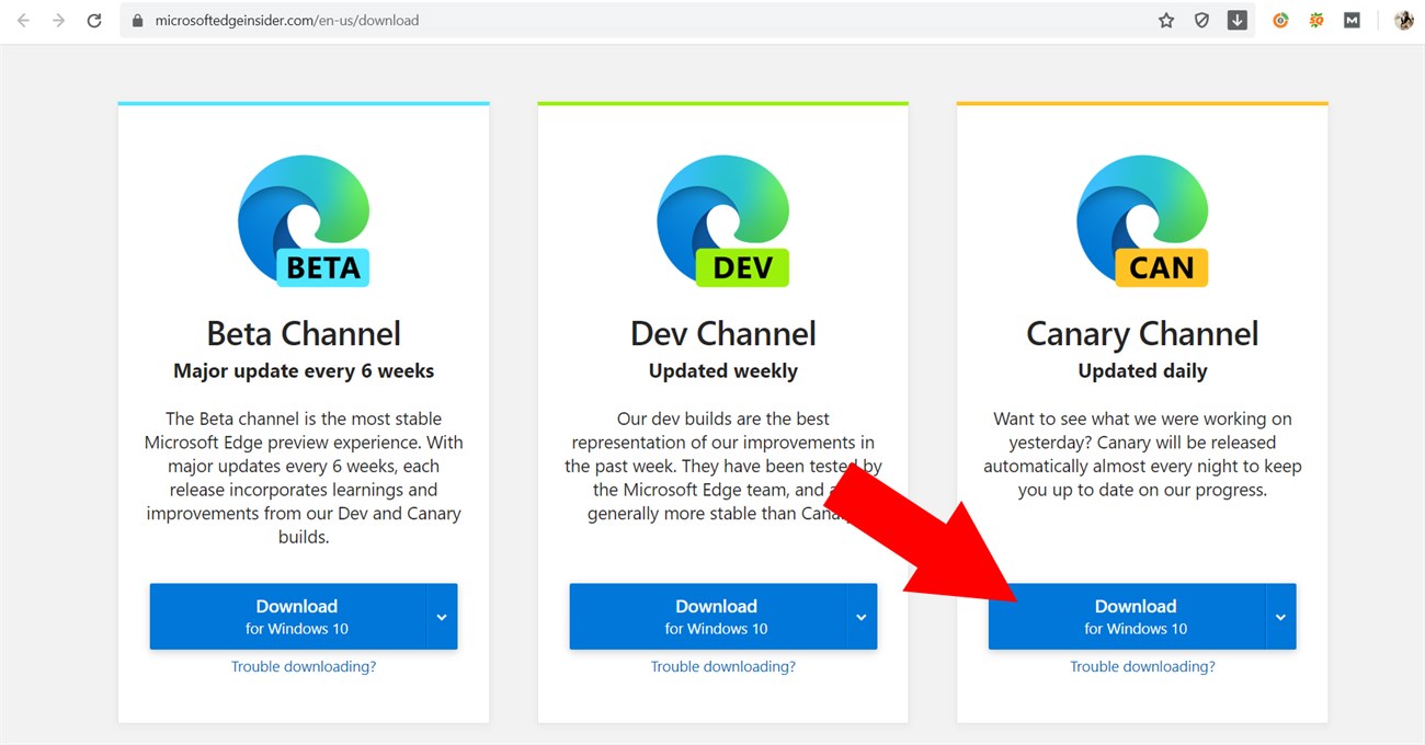 Tải trình duyệt Edge Chromium