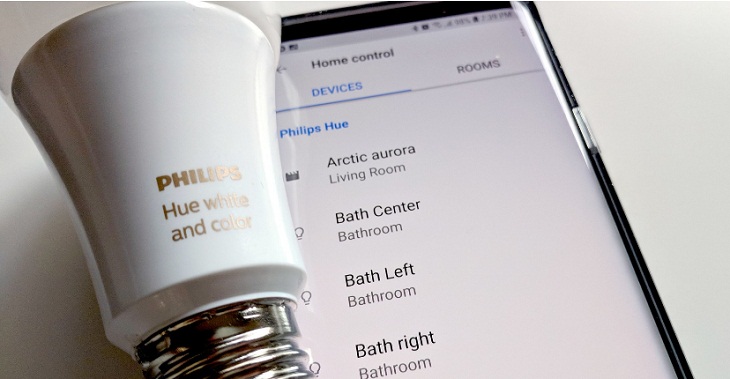 Cách kết nối đèn Philips Hue với Google Home