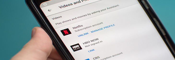chọn Videos and Photos, sẽ thấy Netflix hiển thị như một tùy chọn