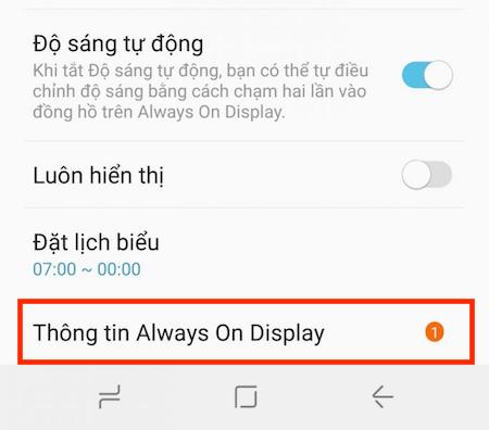 Hướng dẫn cài hình động trên màn hình chờ Always On Display