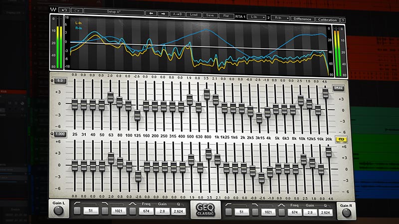 Graphic Equalizer là đầu lọc karaoke thông dụng, sử dụng qua cần gạt