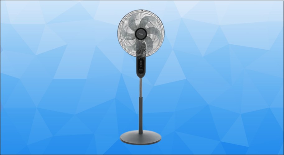 Quạt đứng Philips CX1520/01 47W với 6 cánh quạt vận hành êm dịu với độ ồn chỉ 43 dB - tương đương tiếng mưa rơi nhẹ