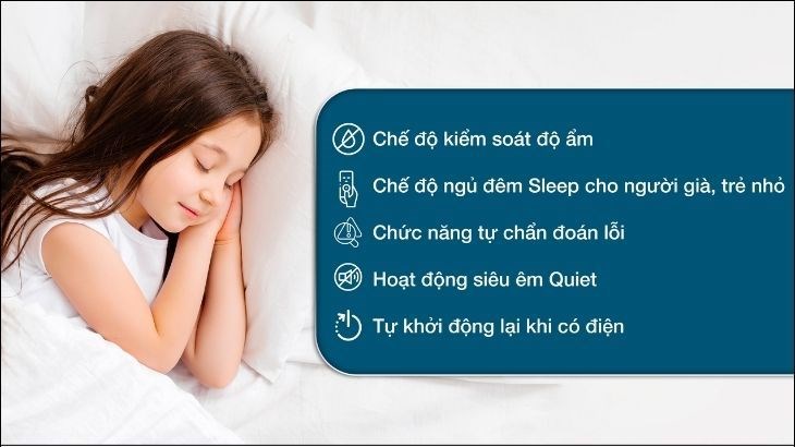 Chế độ kiểm soát độ ẩm của máy lạnh Panasonic Inverter 1 HP CU/CS-XU9ZKH-8 mang đến cho người dùng cảm giác mát mẻ, thoải mái với độ ẩm phù hợp