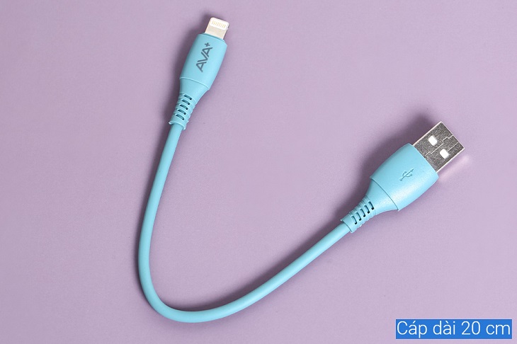 Cáp Lightning 20cm AVA+ CN034